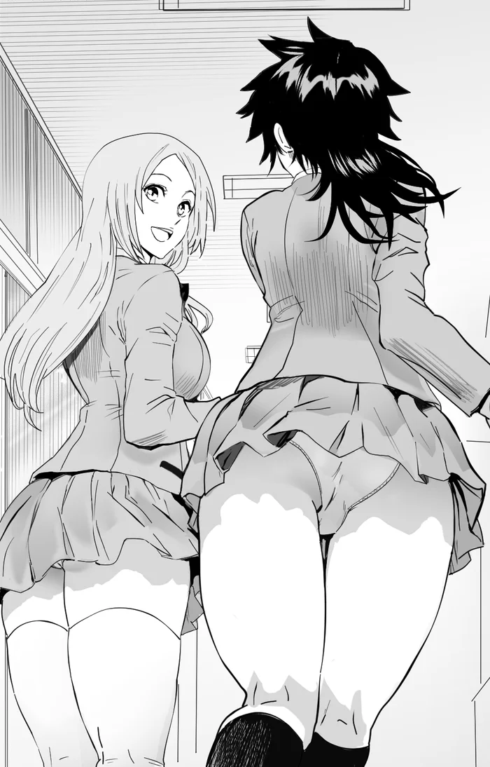 Pantsushot! - NSFW, Daraz18aka, Art, Anime, Anime art, Bleach, Orihime Inoue, Pantsu