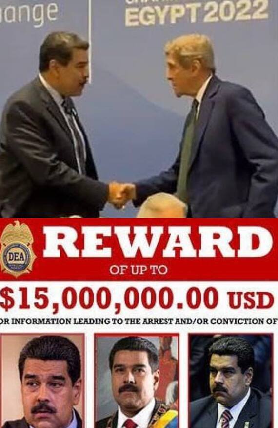 Caught $15 million by the hand - Humor, Venezuela, USA, Nicholas Maduro, John Kerry, Politics