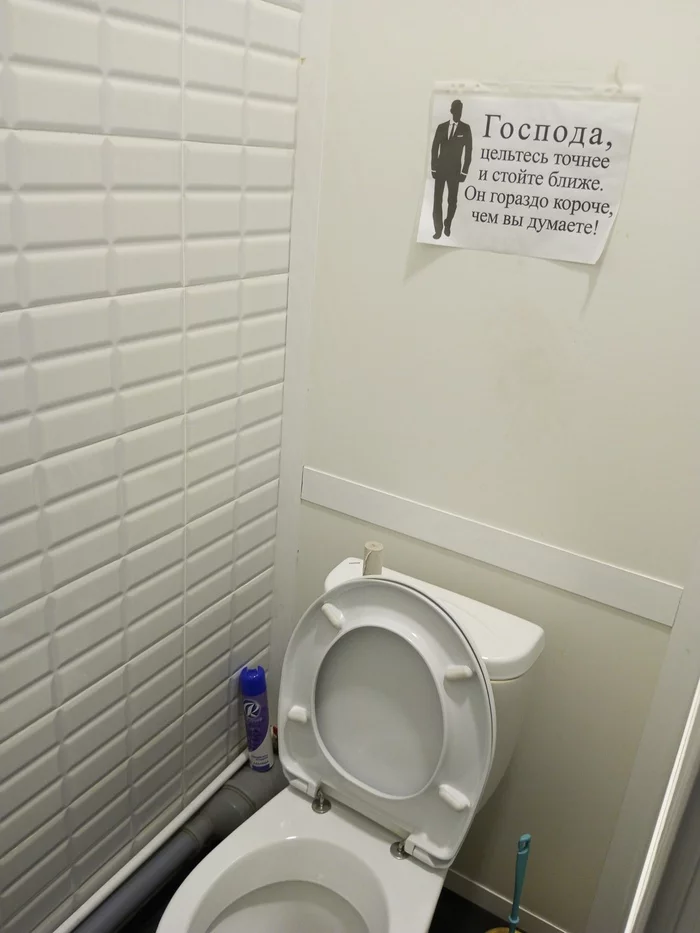 It's shorter... :) - My, Humor, Toilet humor, Longpost, Announcement, Toilet