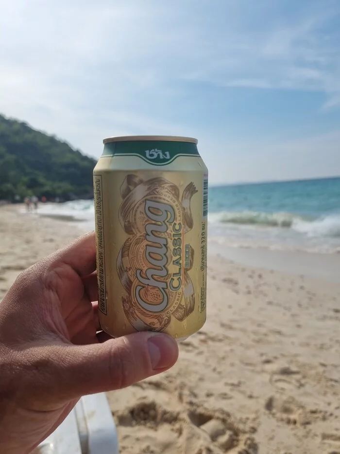 A little beauty for you - My, Thailand, Beer, Beach, Relaxation, The photo