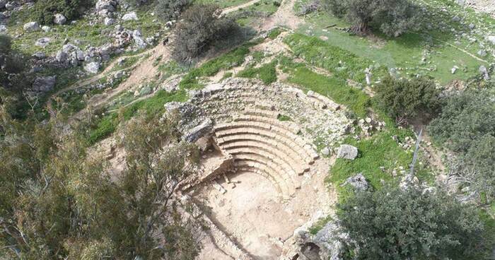 Roman theater discovered in Crete - My, Archeology, Story, Ancient Rome, Longpost, Amphitheatre