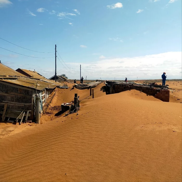 Astrakhan region - The photo, Sand, Fell asleep, Village, Astrakhan Region