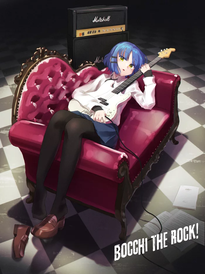 Ryou-san - Anime, Anime art, Bocchi the Rock!, Ryou Yamada