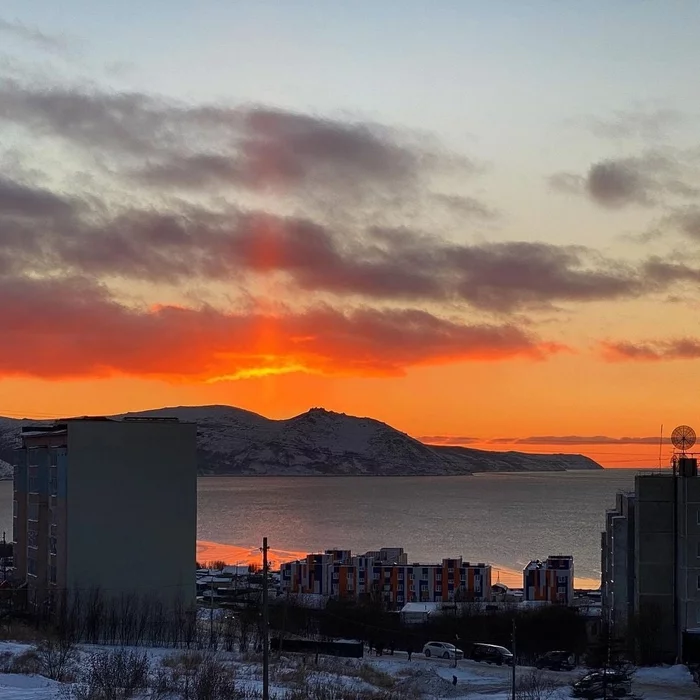 Last evening in Magadan - Magadan, Sunset, Nature, wildlife, beauty, The photo