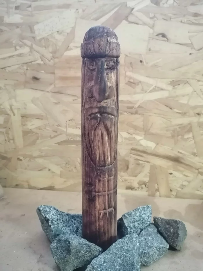 Chur. Totem. Idol - My, Bags, Idol, Wood carving, Sawing, Longpost