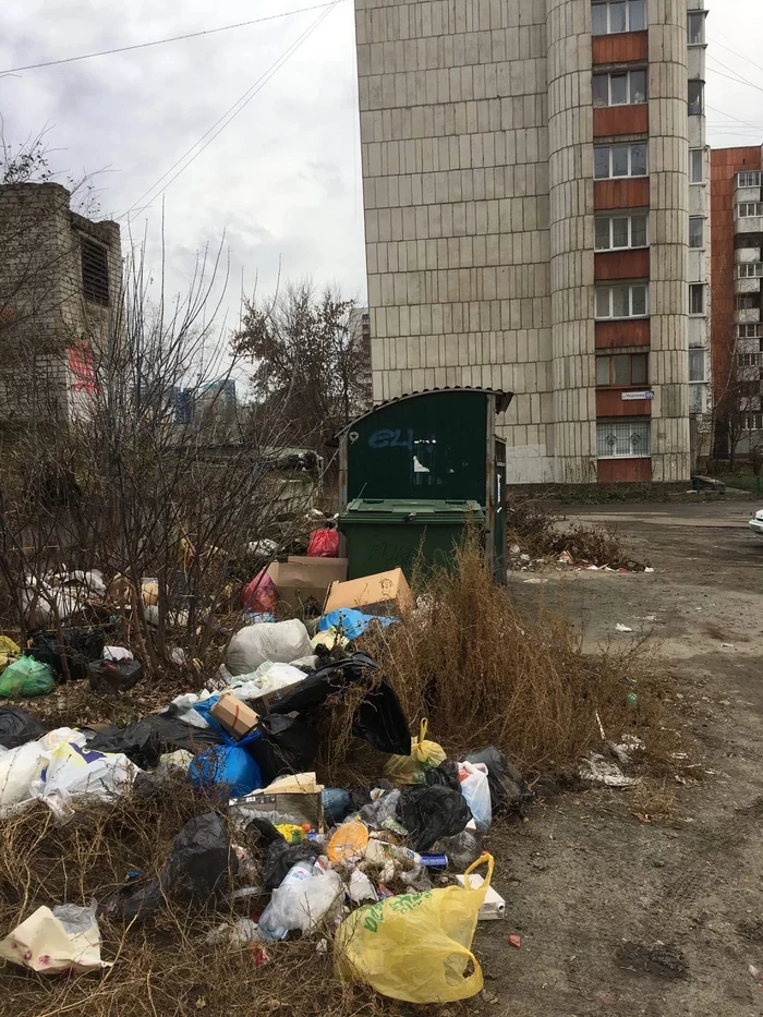 Очередная свалка в центре Барнаула - Моё, Барнаул, Алтайский край, Мусор, Уборка, Текст, Экология, Длиннопост