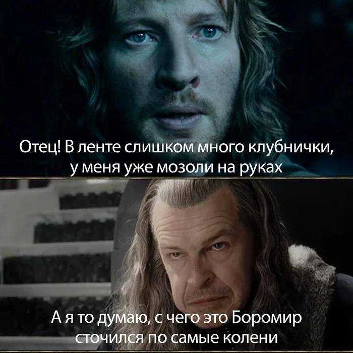 Boromir was better again - Boromir, Lord of the Rings, Humor, Memes, Denetor, Faramir