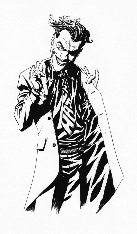 Joker on the wall (careful, long post) - My, Drawing, Joker, Longpost