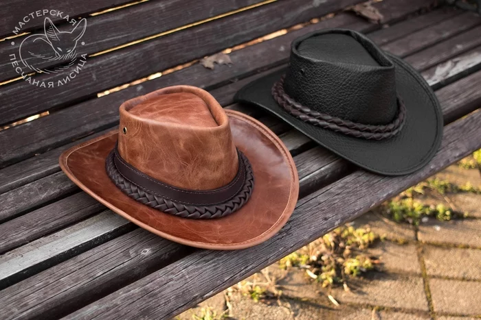 Australian hat and Arthur Morgan hat - My, Hat, Australian hat, Red dead redemption 2, With your own hands, Needlework without process, Longpost