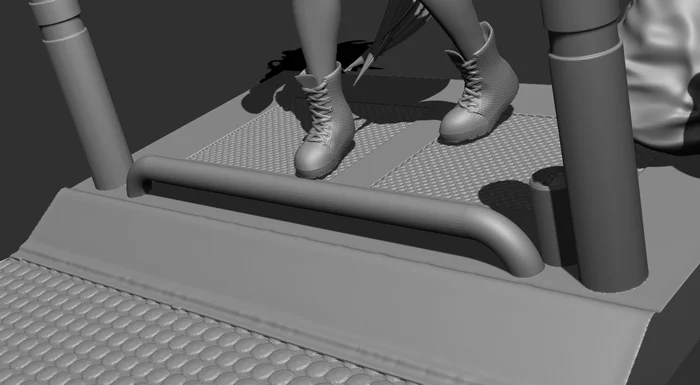Неканоничная Ребекка - NSFW, Моё, Фигурки, Аниме, 3D печать, 3D моделирование, Длиннопост