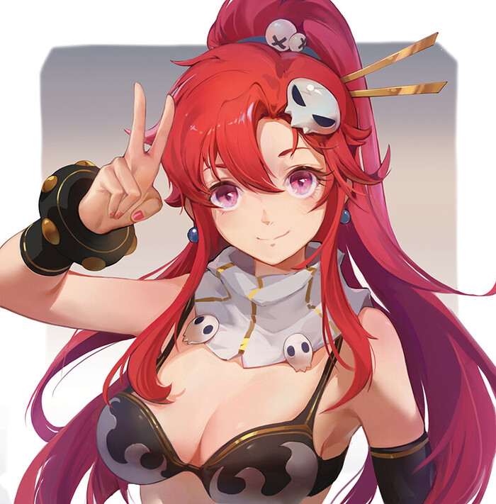 Yoko , ArtStation, , Gurren Lagann, Yoko Littner, 2D, 3D, Anime Art