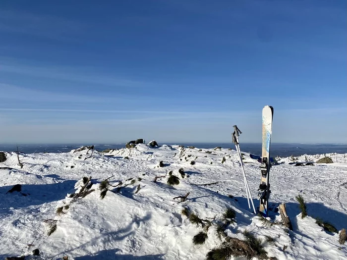 Sheregesh is a ski resort located 5 km from the village of the same name in the Kemerovo region - My, Nature, The photo, The nature of Russia, Russia, The rocks, Siberia, Fog, Sheregesh, Kemerovo region - Kuzbass, Skiing, beauty, The mountains, Snow, Sunset, Winter, Sky, Snowboard, Mountain tourism, Tourism, Longpost