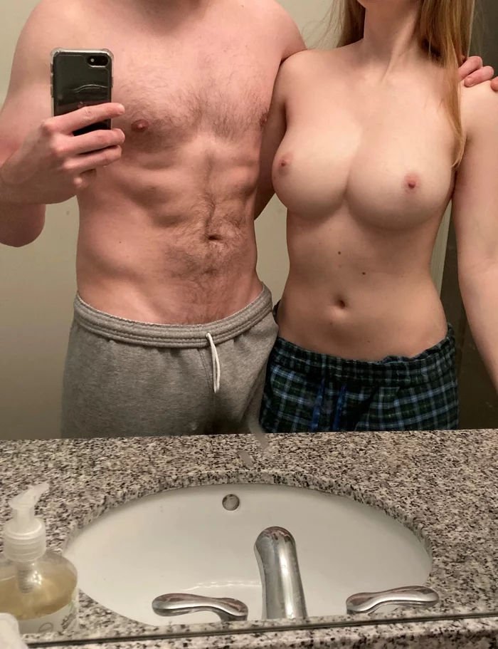 LewisandLucy - NSFW, Girls, Erotic, Navel, Men and women, Nipples, Selfie, No face, Lewisandlucy