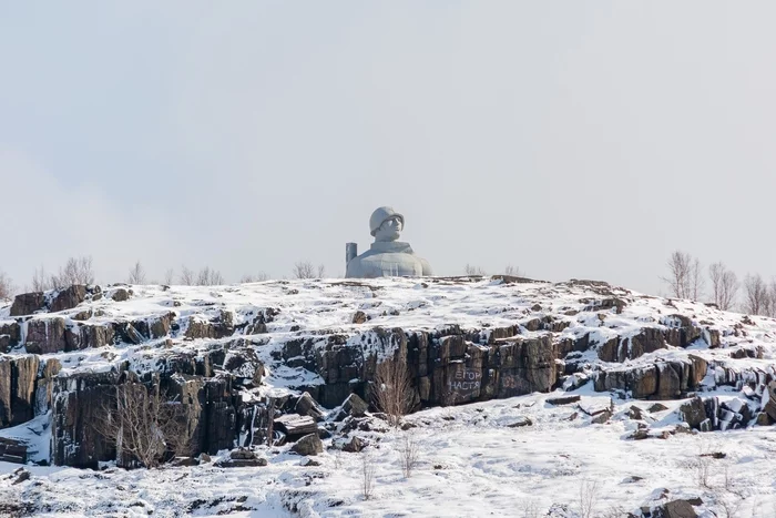 Angle - My, Monument to Alyosha, Murmansk, Monument, Arctic, Winter, Hero City, sights