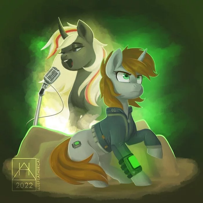 Stable ponies... - My little pony, Fallout: Equestria, Velvet remedy, Littlepip