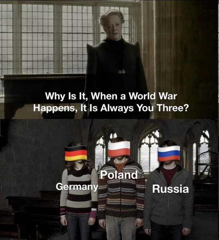 But really... - Humor, Picture with text, Images, Politics, Memes, Russia, Poland, Germany, Really, The Fall of Missiles in Poland (2022), Harry Potter, World War I, The Second World War, Harry Potter and the prisoner of Azkaban