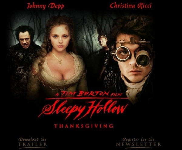 On November 17, 1999, Tim Burton's mystical thriller Sleepy Hollow, based on the story by Washington Irving, premiered in the United States. - Movies, Actors and actresses, Sleepy Hollow, Mystic, Johnny Depp, Video, Youtube, Longpost