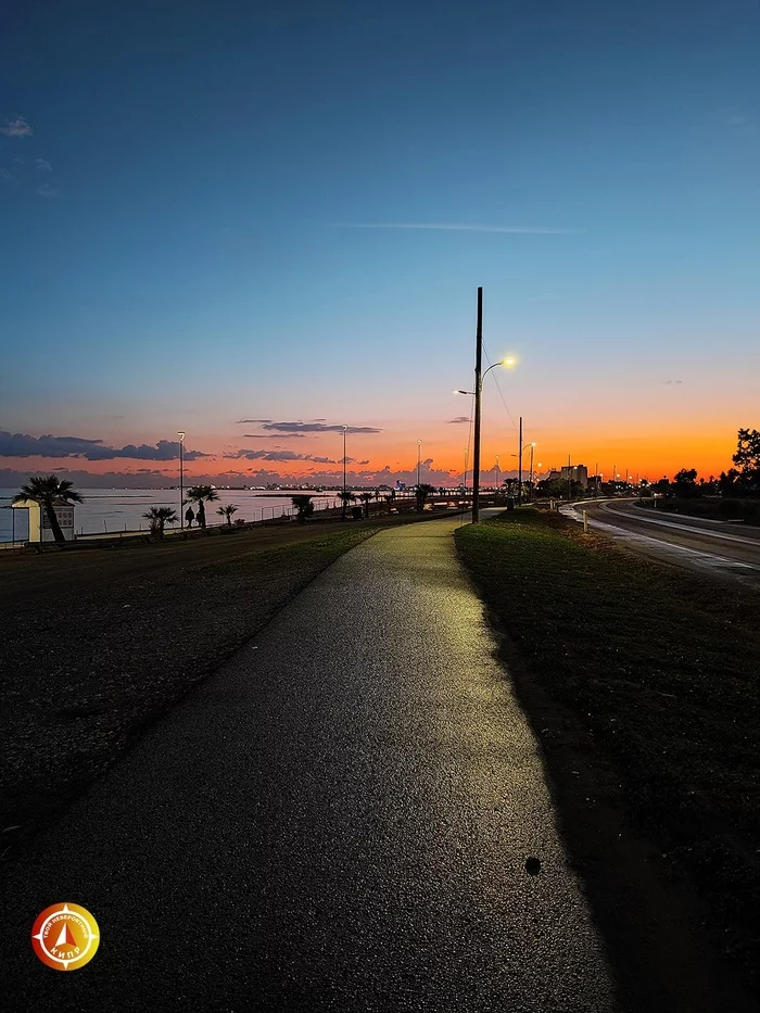 On the roads of Cyprus - My, Cyprus, Evening, Road, Sunset, The photo