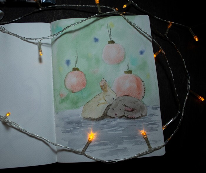 Мой новогодний кролик