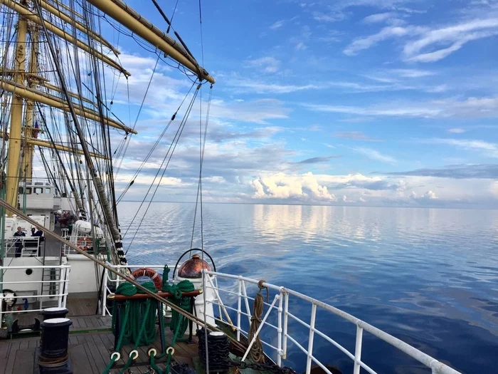 On the KRUZENSHTERN by sea. Archival - Travels, Sea, Baltic Sea, Sailboat, Kruzenshtern, Nature, Ship, Longpost