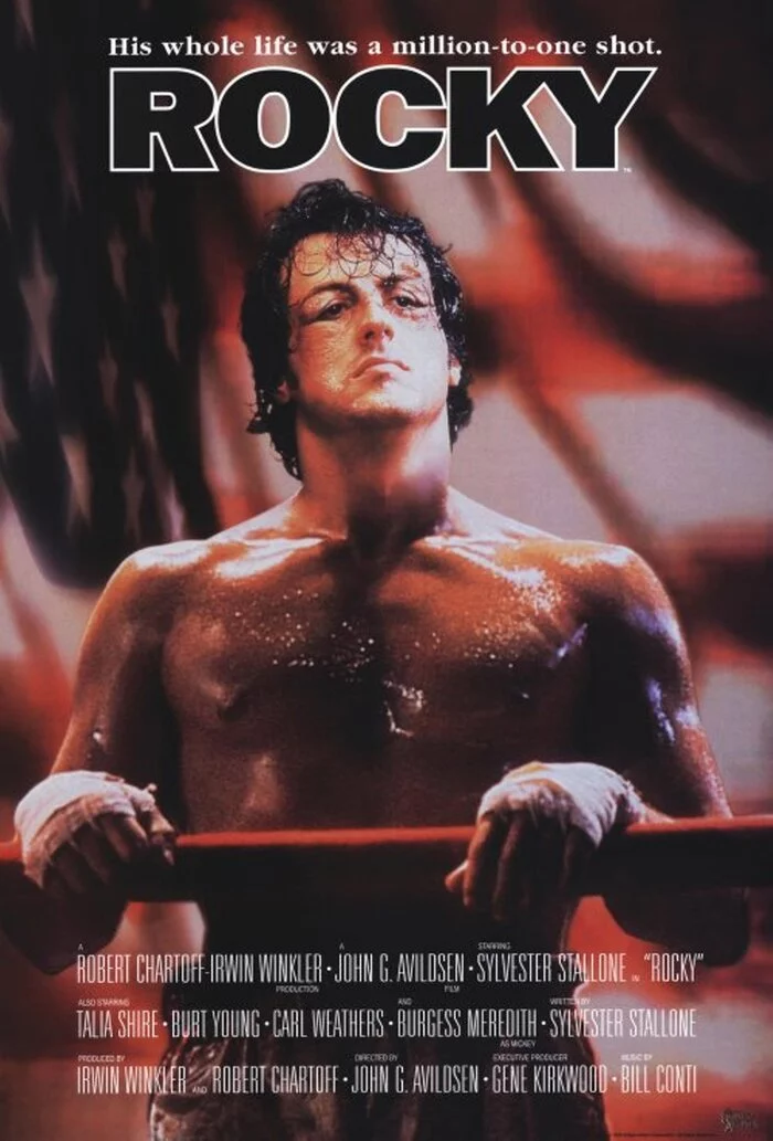 Feature film Rocky - My, Rocky, Boxing, I advise you to look, Inflexibility, Sylvester Stallone, Longpost
