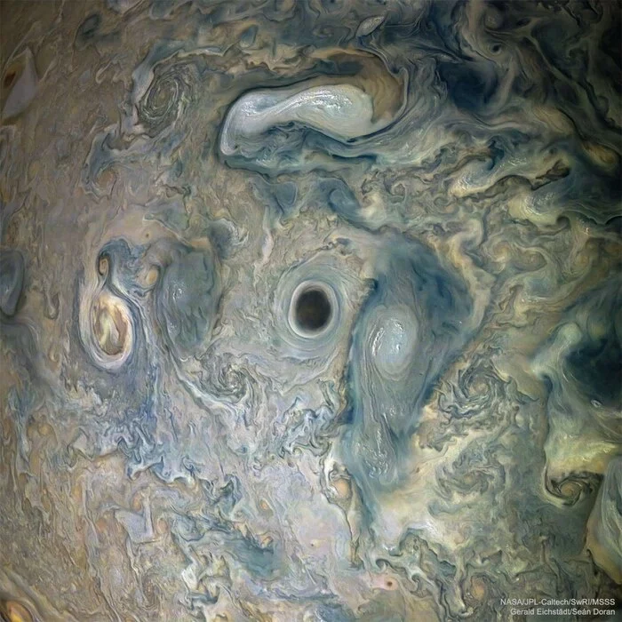 Abyss of Jupiter - Astrophoto, Jupiter, Space, NASA, Spacecraft, Abyss, Hypothesis