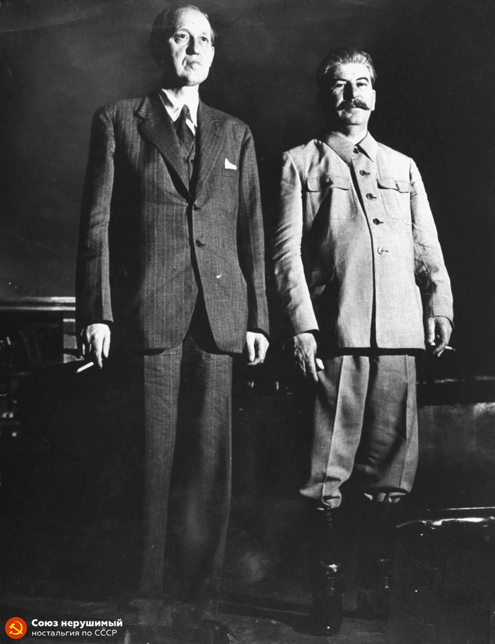 Гарри Хопкинс и Иосиф Сталин