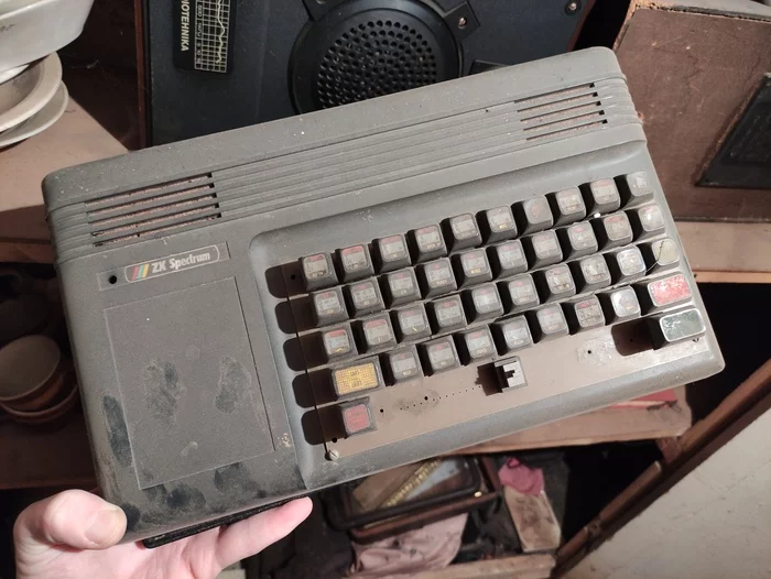 A friend called to his basement - My, Rarity, Made in USSR, the USSR, Electronics, Musical instruments, Old toys, Video, Vertical video, Longpost, Zx spectrum