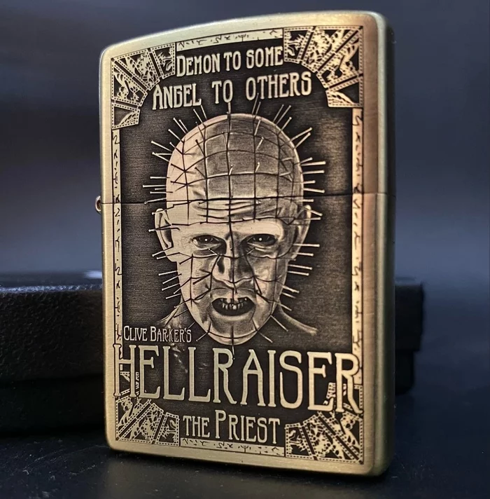 Who are you? - A demon for some, an angel for others ... - My, Laser engraving, Zippo, Hellraiser, Horror, Senobits