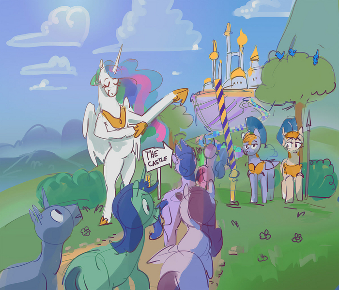  My Little Pony, Original Character, Princess Celestia, Alumx, 