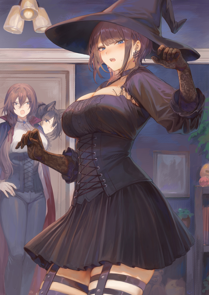 Witch , Anime Art, , Original Character, ,   , 