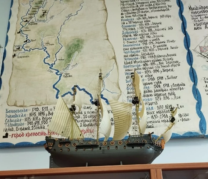 Pavlovsk. Museum of the Russian Navy. Voronezh region - My, Museum, Fleet, Scale model, Voronezh region, Longpost