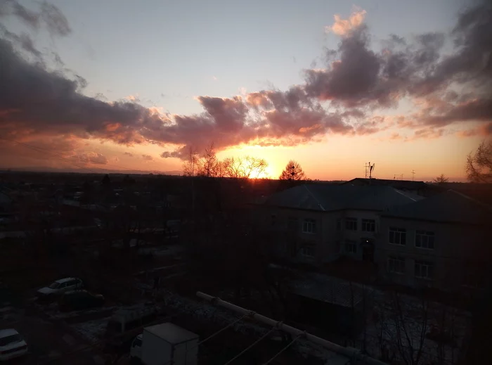 Sunset in Khabarovsk - Sunset, Sky, Khabarovsk