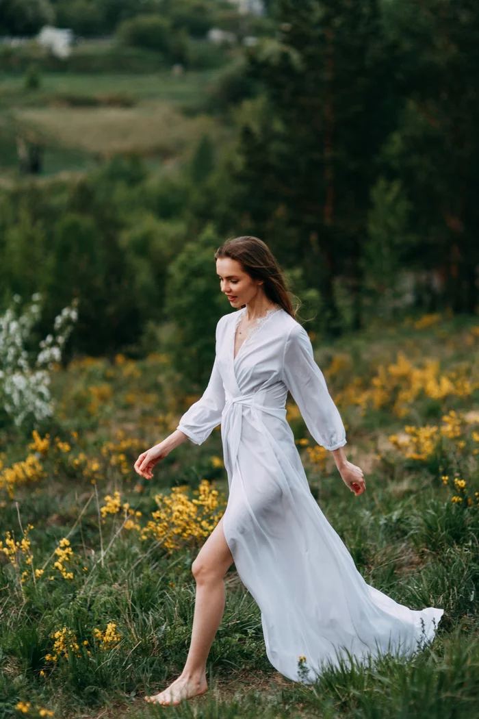 Elena - NSFW, My, The photo, Portrait, Girls, PHOTOSESSION, Photographer, Models, Street photography, Summer, Forest, The dress