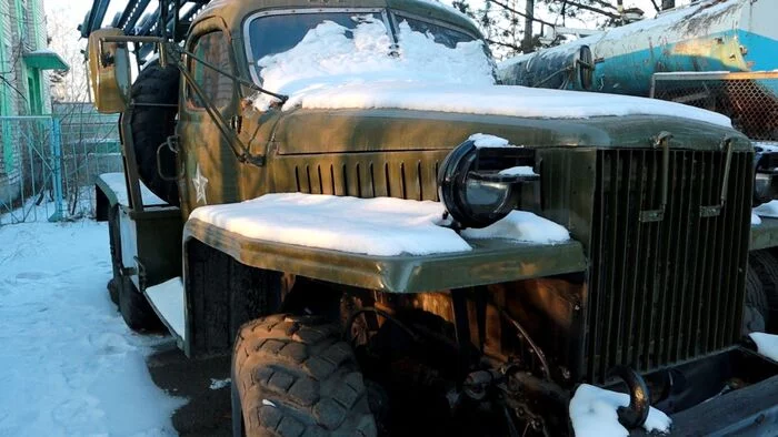 You can consider our car a Studebaker: the end of a walk among WWII equipment - a “Restyled” lorry” and “Katyusha” - My, Studebaker, Retro car, Gaz-Aa, Katyusha, The Great Patriotic War, Longpost, Military equipment