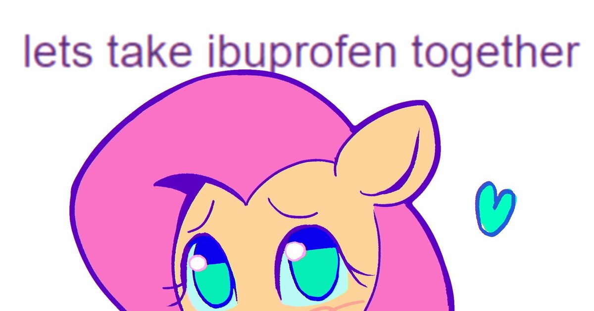 Давай принимать ибупрофен вместе | Пикабу