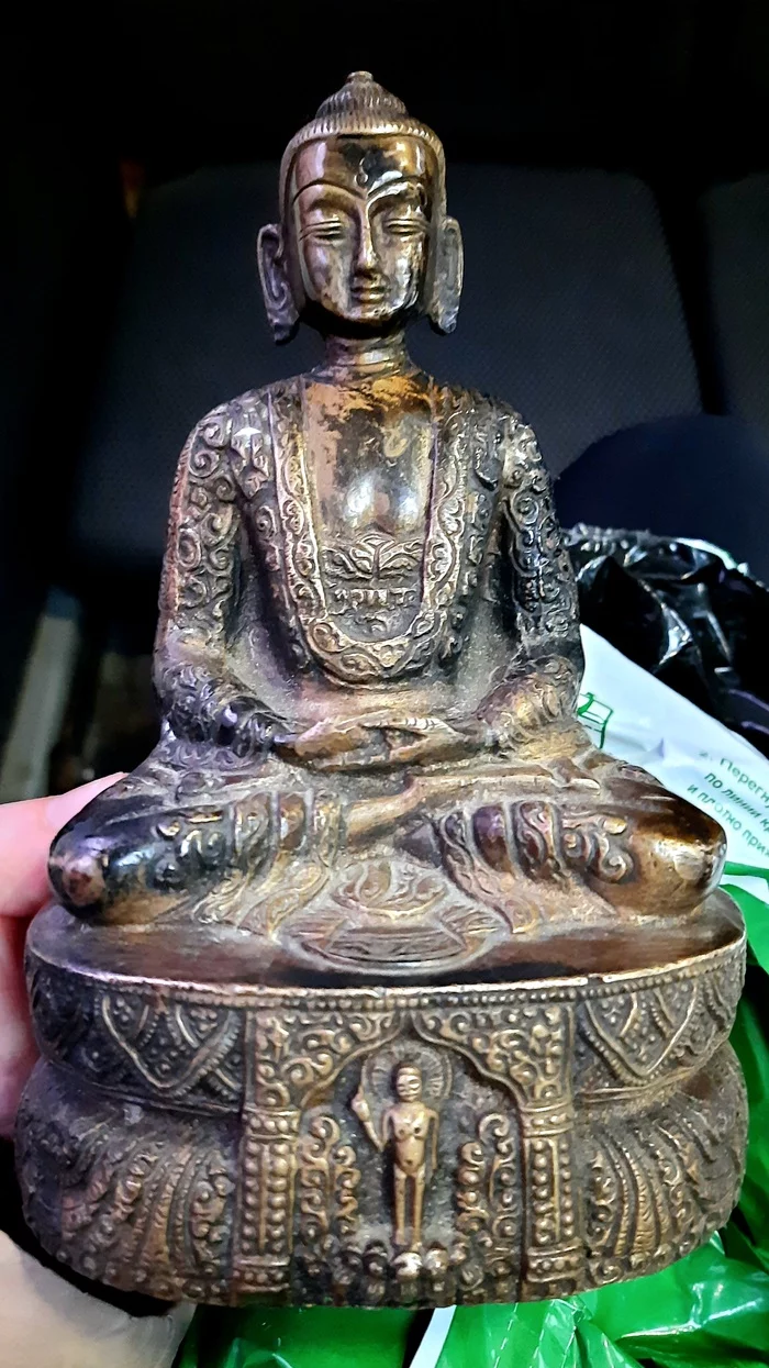 Two new Buddhas - Amitabha - My, Sculpture, Buddhism, The culture, Casting, Bronze, Polishing, Longpost