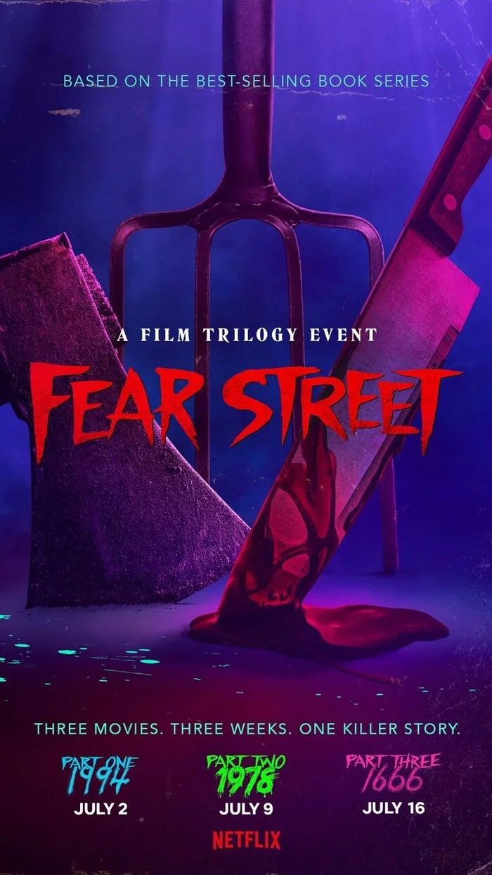 Street of Fear. part 1: 1994, part 2: 1978, part 3: 1666 / Fear Street Part One: 1994, Part Two: 1978, Part Three: 1666 / 2021 - My, I advise you to look, Netflix, Horror, Movies, Longpost