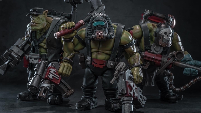 Mean Green Dakka Dakka loving Orks , Warhammer 40k, 1:18, , , , 