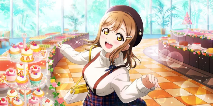 Zuramaru - Anime, Anime art, Love live! School idol project, Love live! Sunshine !!, Kunikida hanamaru, Cafe, Confectionery