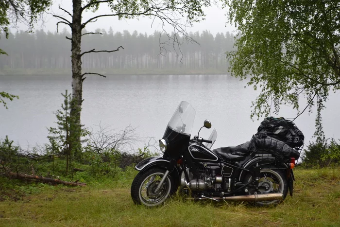 North Cape Symphony for the Urals with sidecar (2) - My, Moto, Norway, Travels, Motorcyclists, Happiness, Finland, North, Ural motorcycle, Eames, Saidkar, Oppose, Tourism, Fjords, Arctic Ocean, Vacation, Adventures, Drive, Туристы, Longpost, Lapland