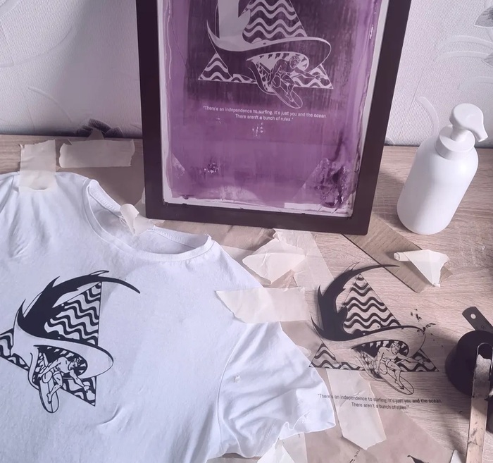 Домашняя шелкография