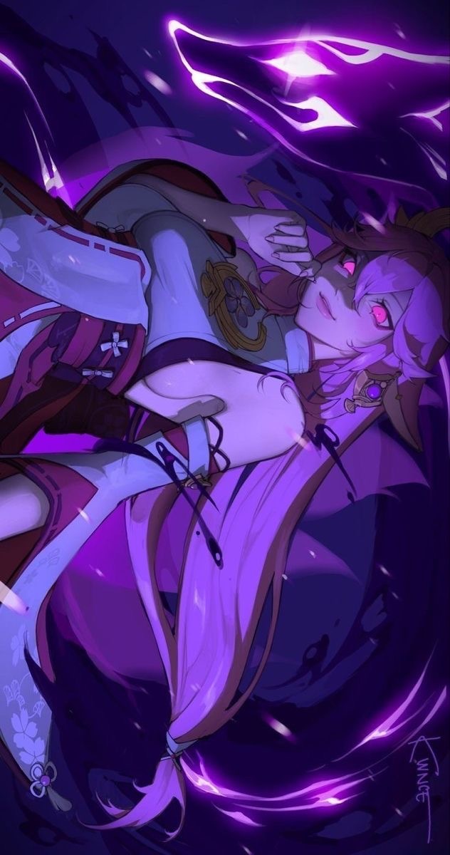  Anime Art, , , Genshin Impact, Yae Miko (Genshin Impact)