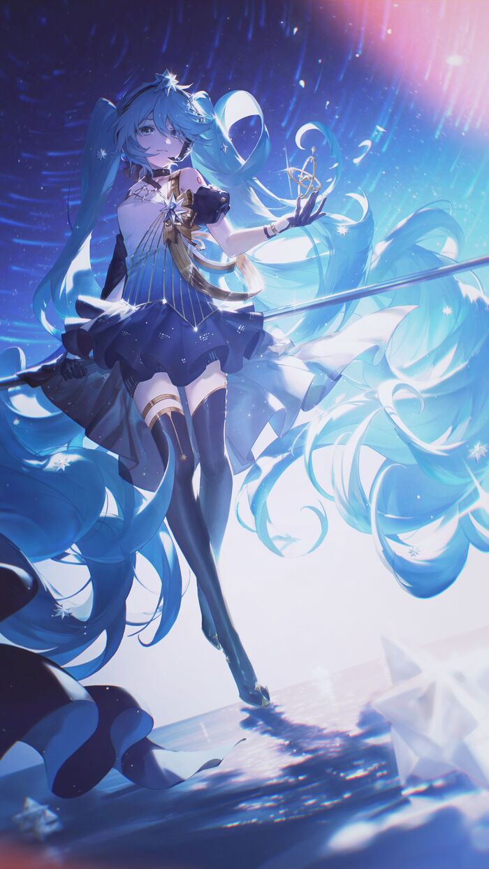  Hatsune Miku, Vocaloid, , Anime Art
