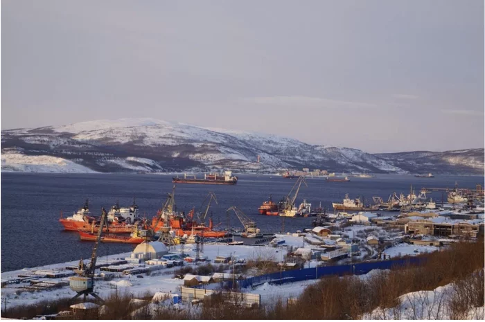 Habitual view for residents of Murmansk - Travels, The photo, Arctic, Murmansk, Cold, Winter