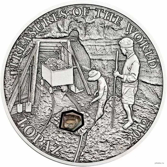 Stones on money, money from stones and where does the rainbow end? Miners on coins of Oceania - My, Palau, Miners, Coin, Jewelry, Numismatics, Mining, Collecting, Collection, Oceania, Diamond, Diamonds, Topaz, Amethyst, Ruby, Corundum, Sapphire, Yakhont, Emerald, Rainbow, Longpost, Mining