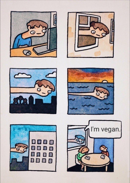 When I realized that not everyone knows yet - Vegan, Comics