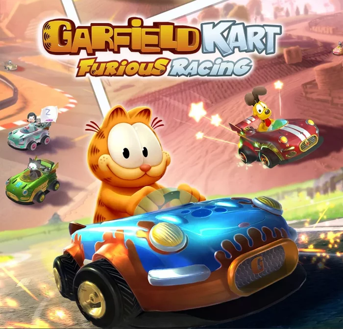 [Steam] Garfield Kart - Furious Racing - My, Distribution, Freebie, Is free, Discounts, Stock, Steam, Keys, Games, Video, Youtube, Longpost, Computer games, Fanatical