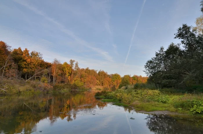 Autumn in Ileti - My, Autumn, River, Fly, The photo, Nature