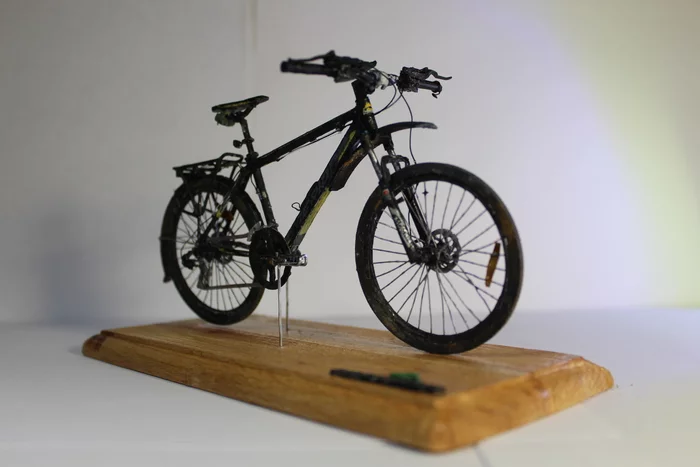 1:12 Merida Matts 6.20-md (2015) Scale Model Bicycle - My, Scale model, A bike, Merida (bicycle), Longpost, Needlework without process